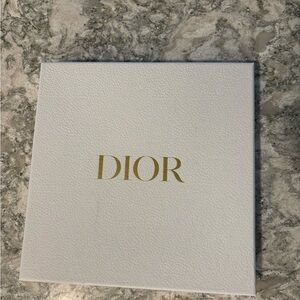 Dior White Box with Gold Logo
